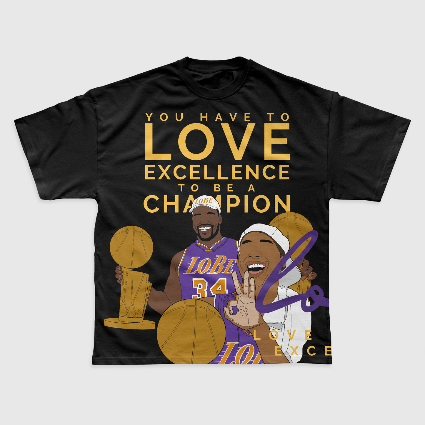 Shaq & Kobe Champion Tee