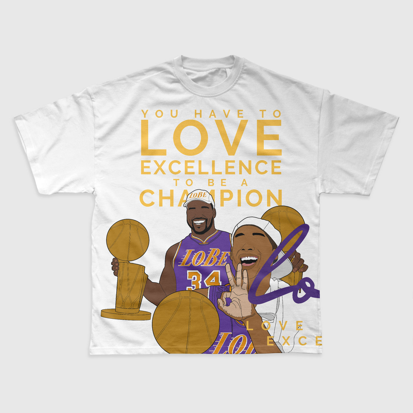 Shaq & Kobe Champion Tee